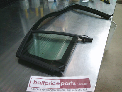 Holden ZB Commodore Genuine Sedan Right Hand Rear Drivers Door Quarter Glass Upper Door Guide Rubber New Part