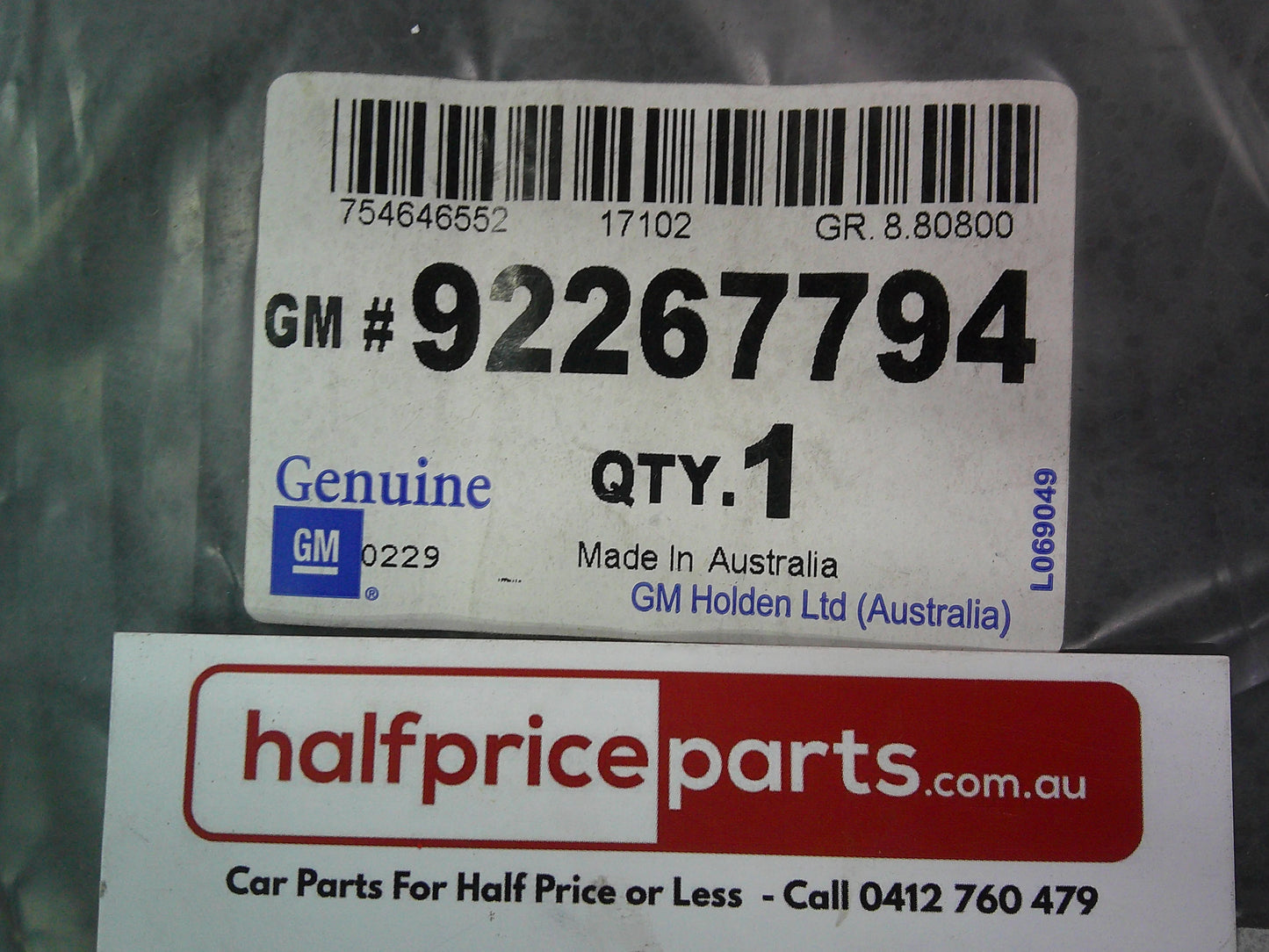 Holden Cruze JH Genuine Service/Warranty Booklet New Part