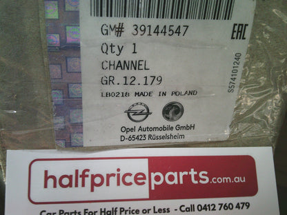 Holden ZB Commodore Genuine Sedan Right Hand Rear Drivers Door Quarter Glass Upper Door Guide Rubber New Part
