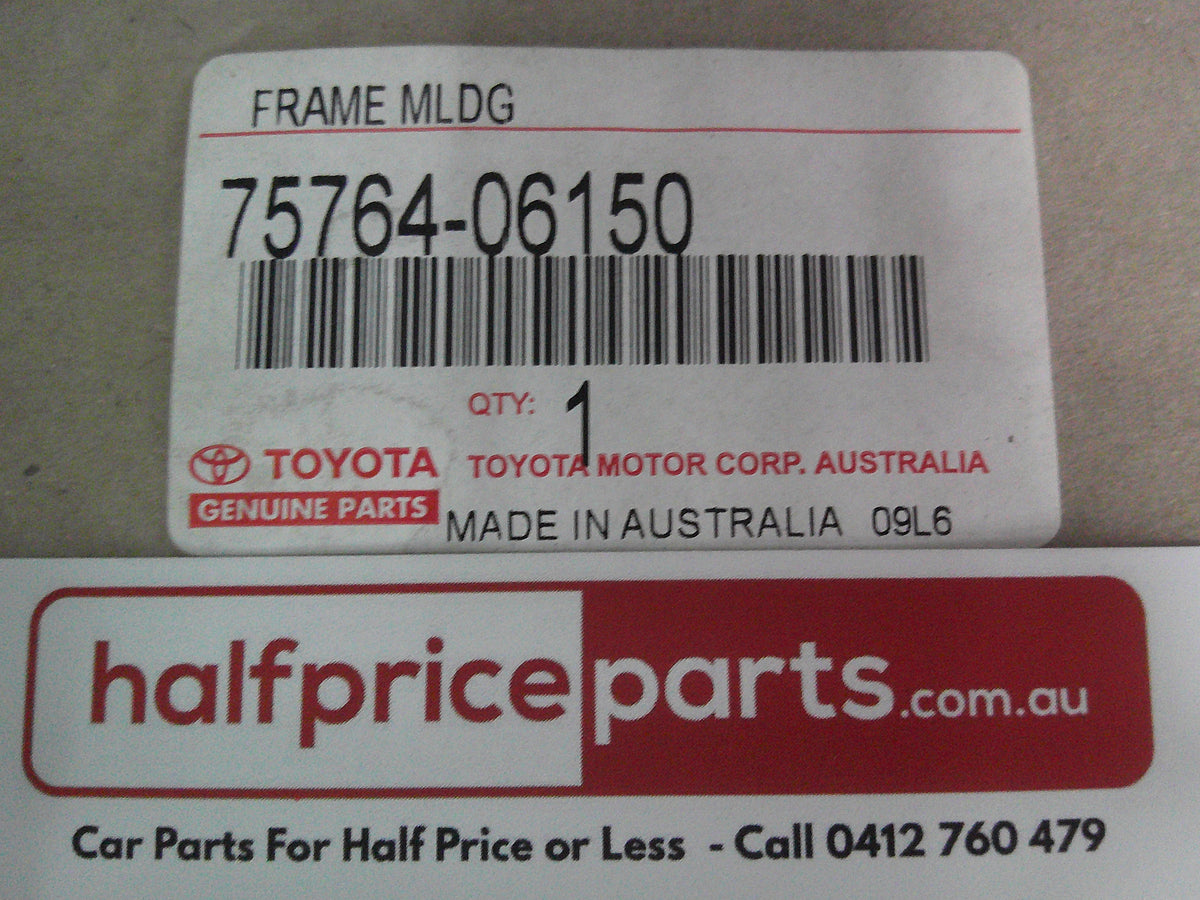 Toyota Camry Sedan Genuine Left Hand Rear Door Chrome Moulding Rear Door Window Frame New Part