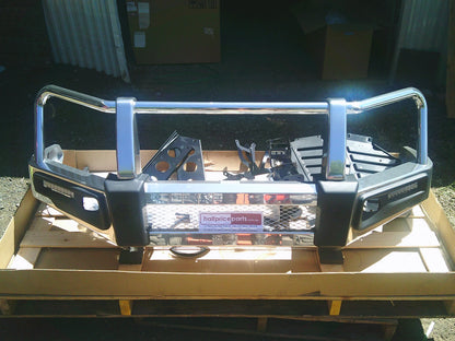 Toyota Landcruiser Prado 150 GXL Genuine Polished Ally Bull Bar Complete Kit New Part