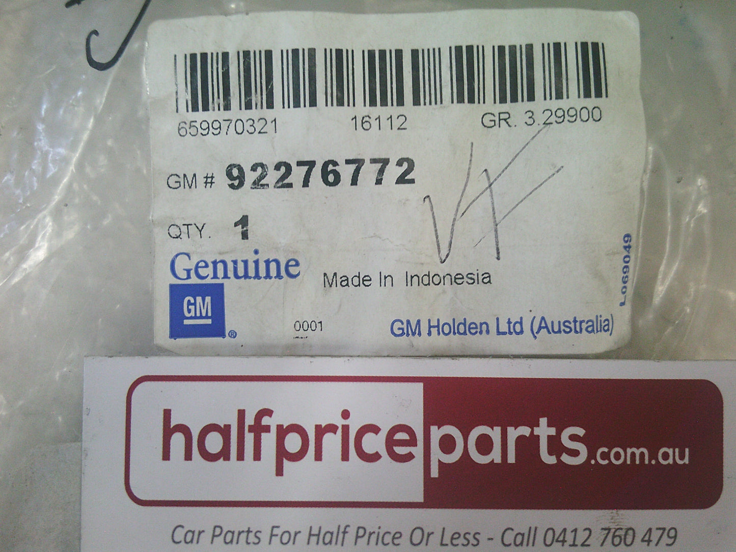 Holden VF Commodore Genuine Door Wiring Harness - New Part