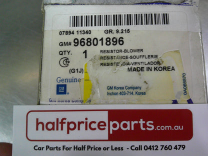 Daewoo Lacetti/Nubira Genuine Interior Blower Resister New Part