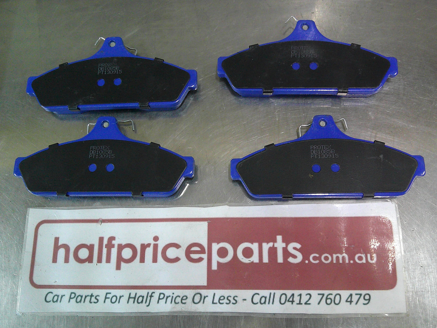 Protex Blue Front Disc Pad Set Suits Toyota Hilux/Hiace New Part