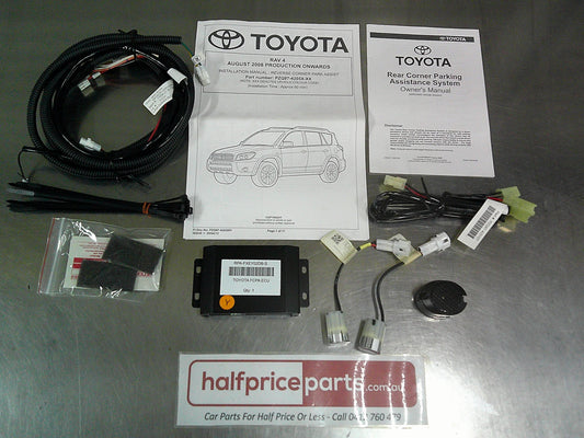 Toyota Rav4 Genuine Rear Corner Park Assistance Kit (Factory Silver) New Part
