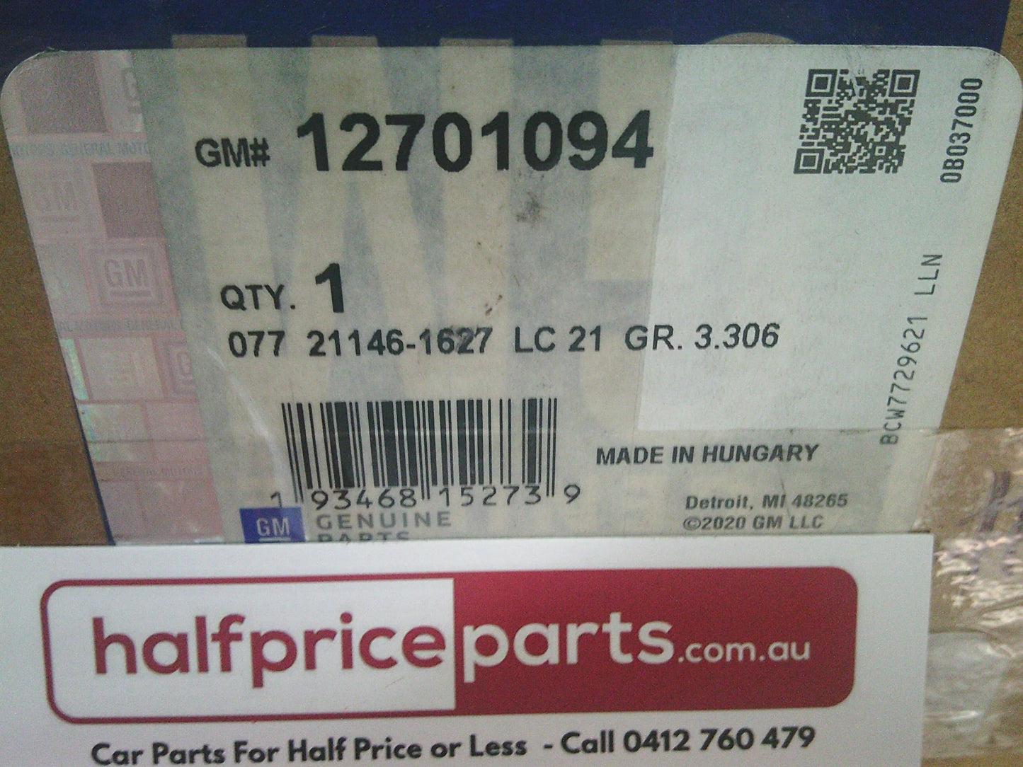 Holden GM Silverado 2500/3500 Genuine High Pressure Fuel Pump New Part