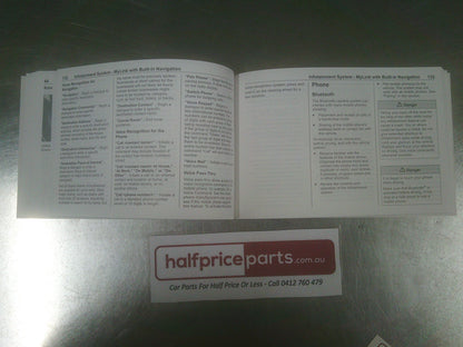 Holden RG Trailblazer Genuine Owner Manual New Part