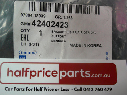 Holden TJ Trax Genuine Left Hand (Passenger) Side Underbody Air Deflector Bracket New Part