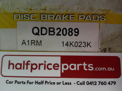 QFM Ceramic Performance Front Brake Pad Set Suits Hyundai Sonata/I40/Kia Optima New Part