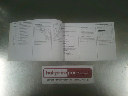 Holden CG Captiva 5 Series 2 Genuine Owners Manual New Part