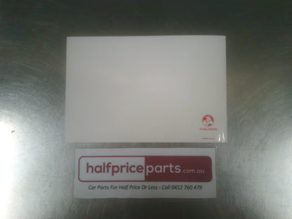 Holden CG Captiva 5 Series 2 Genuine Owners Manual New Part