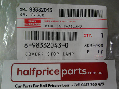 Isuzu D-Max Genuine Rear Cabin Upper Brake Light Water Proof Seal New Part