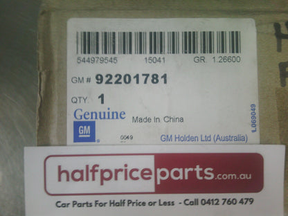 Holden VE Commodore Genuine Front Right Hand Chrome Upper Grille Panel - New Part