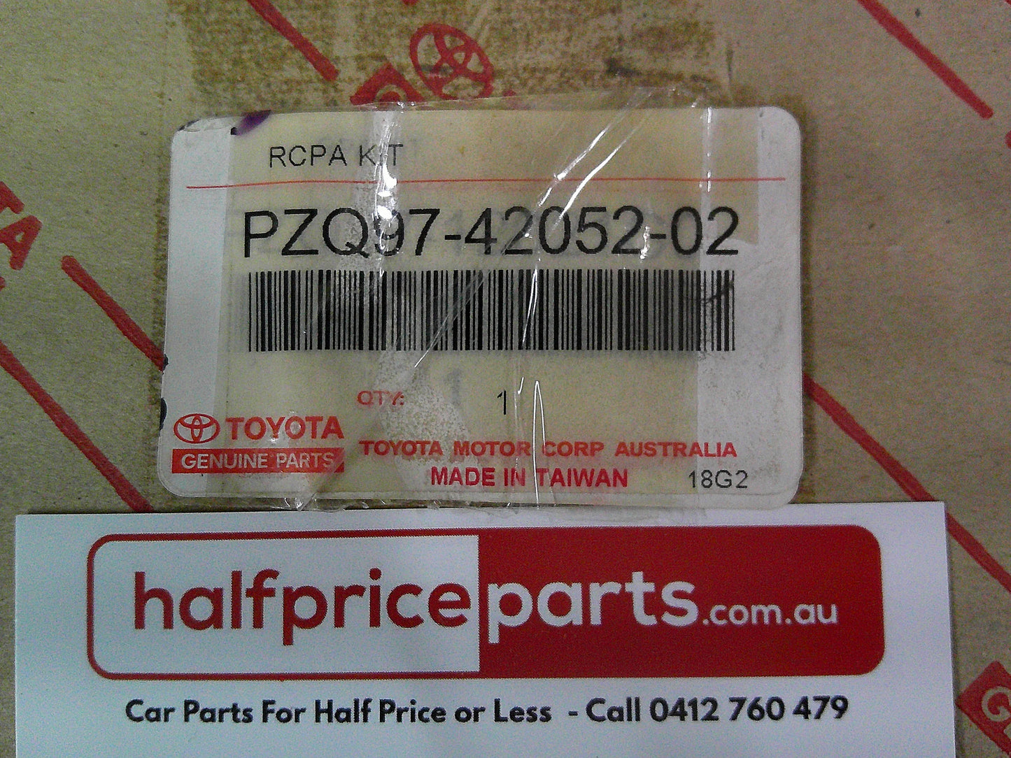 Toyota Rav4 Genuine Rear Corner Park Assistance Kit (Factory Black Missing 1 Sensor) New Part
