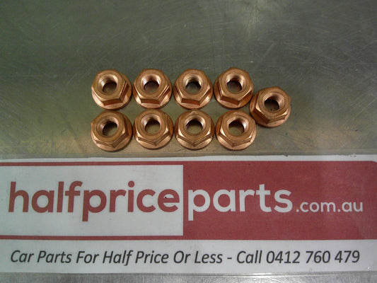 Holden CG5 Captiva Genuine Timing Belt Idler Pulley Cover Nut (Sold As A Set Of 9) New Part