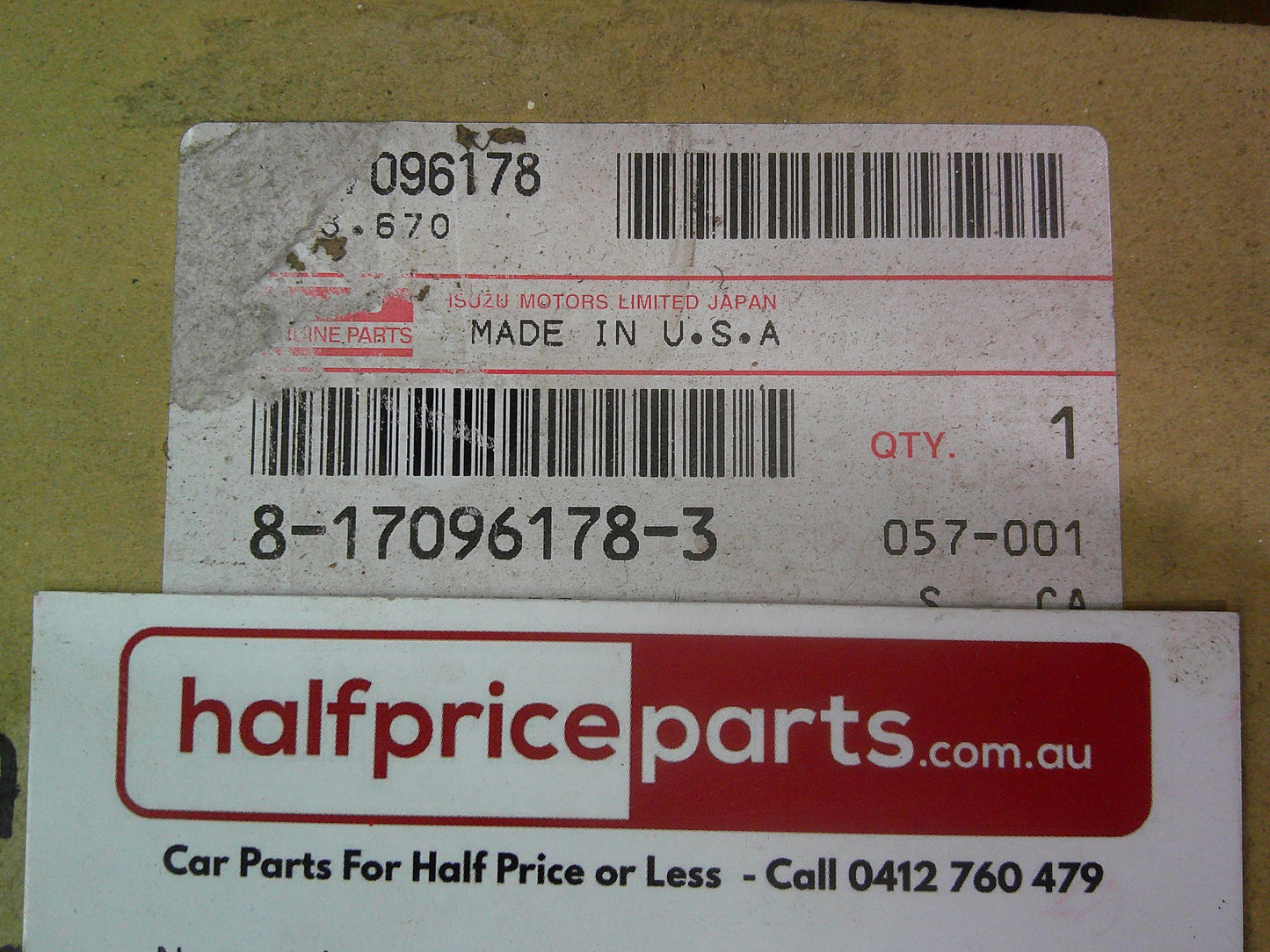 Holden MX Frontera/Jackaroo/RA Rodeo Genuine EGR Valve New Part