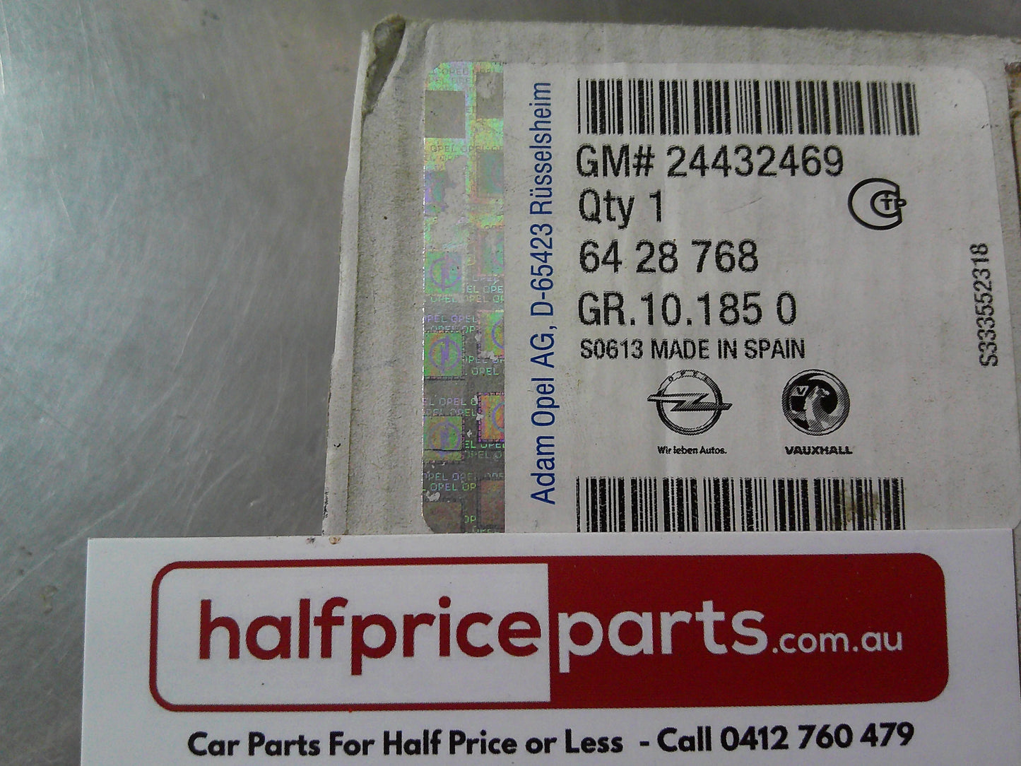 Holden XC Combo Van Genuine Left Hand Mirror Glass New Part