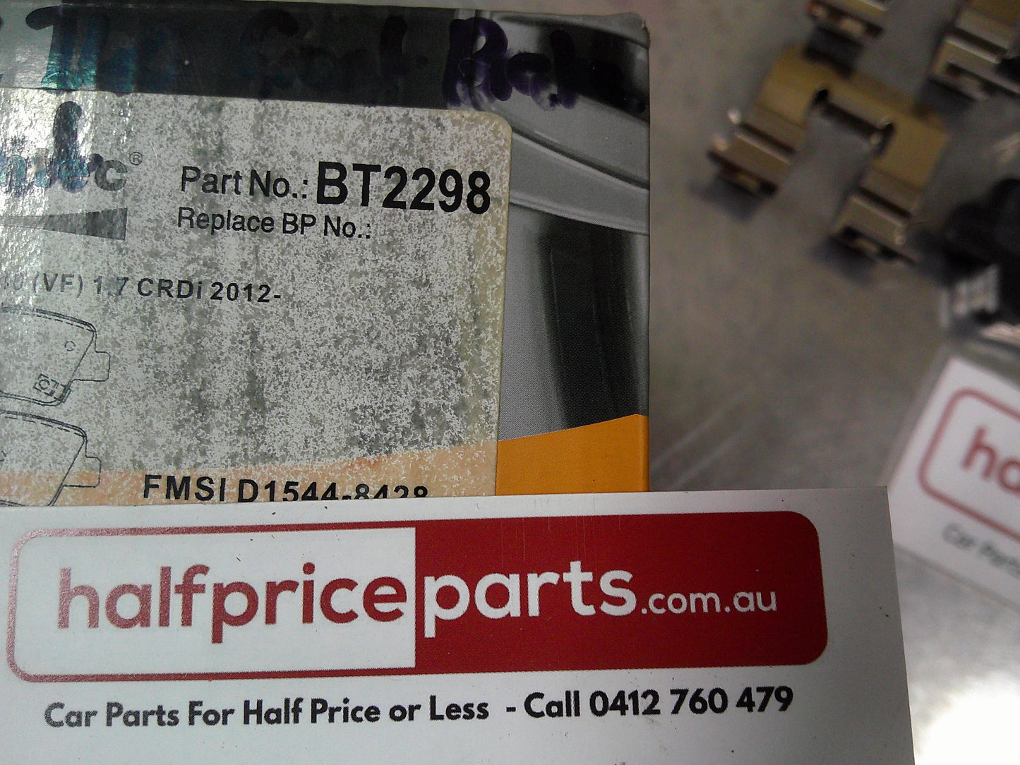 Bremtec Front Brake Pad Set Suits Hyundai VF i40 CRDI New Part