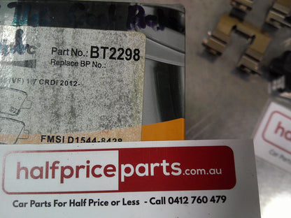 Bremtec Front Brake Pad Set Suits Hyundai VF i40 CRDI New Part