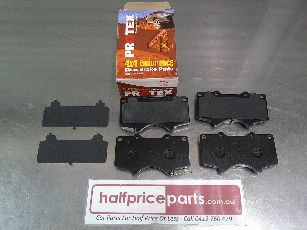 Protex Front Disc Brake Pad Set Suits Toyota Prado/Hilux/FJ Cruiser/Mitsubishi Pajero/NS/NT/Lexus GX470 New Part