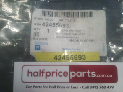 Holden Barina Spark Genuine Right Hand Front Bumper Fascia Guide New Part