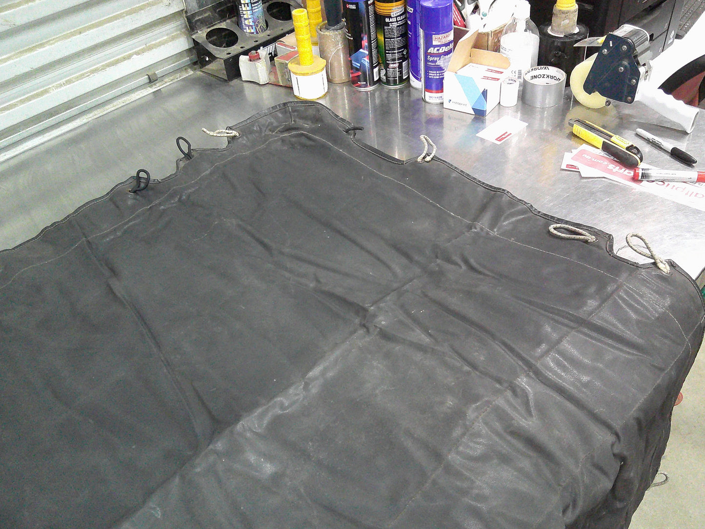 Tonneau Cover Suits Unknown Models 1740mm X 1990mm Used Part VGC