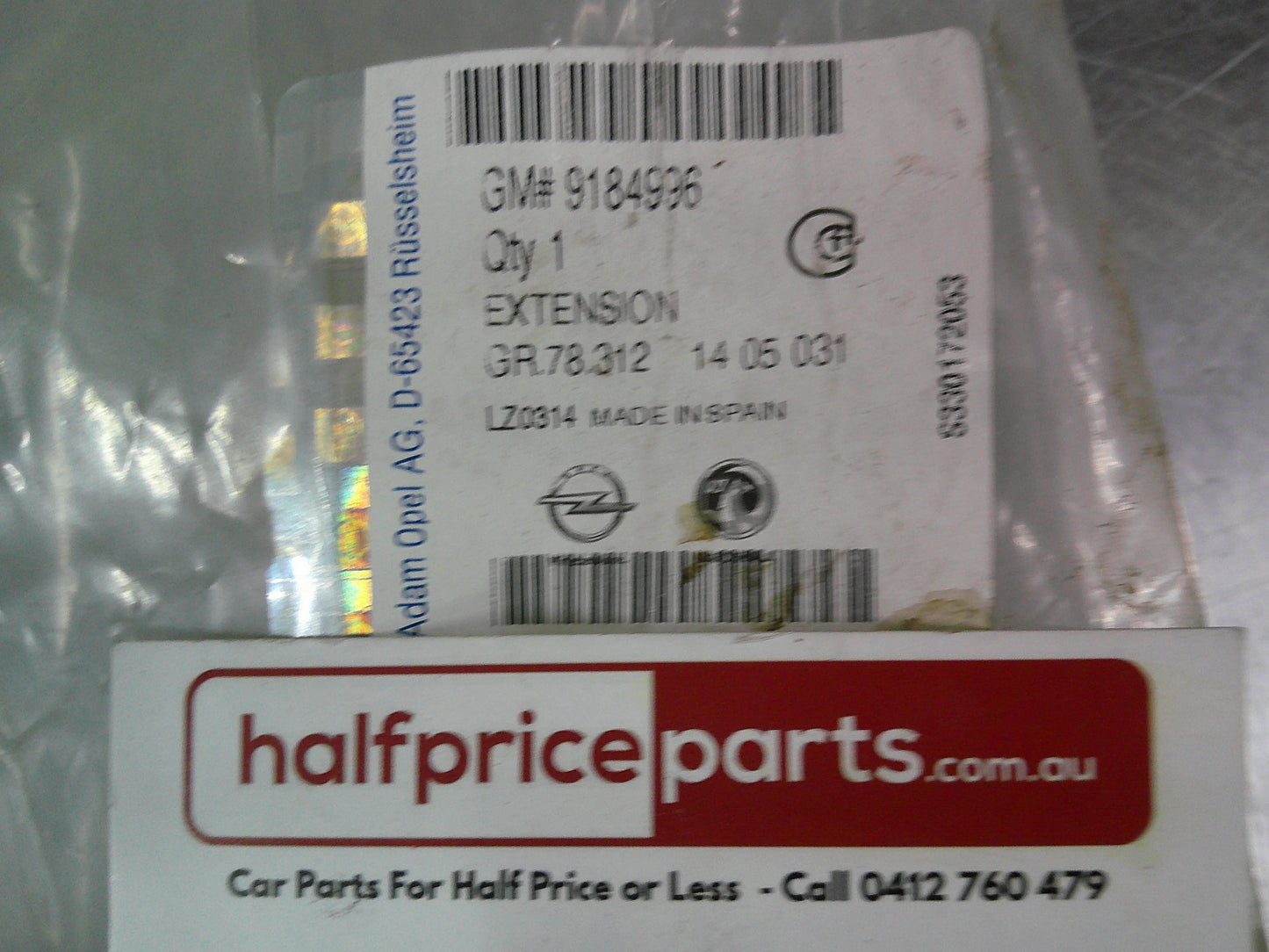 Holden XC Barina Genuine Right Hand Front Lower Bumper Spoiler New Part