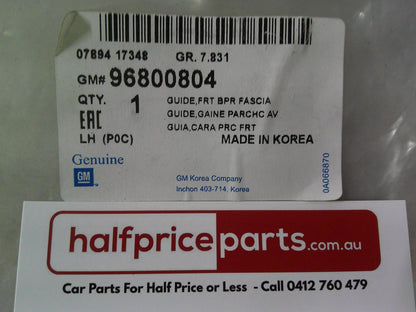 Holden CG Captiva Genuine Left Hand Front Bumper Guide New Part