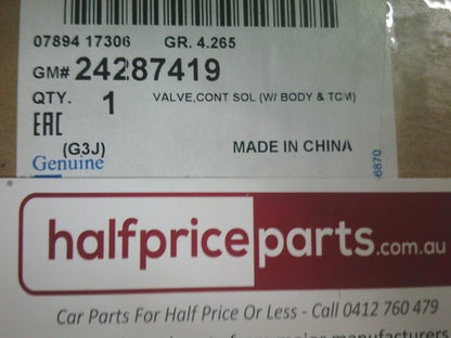Holden Malibu Genuine Automatic Transmission Control Solenoid - New Part