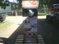 Clearview Advertising Stand With Mirror Attached Came Out Of Parts Department (Mirror Unused)Used Part