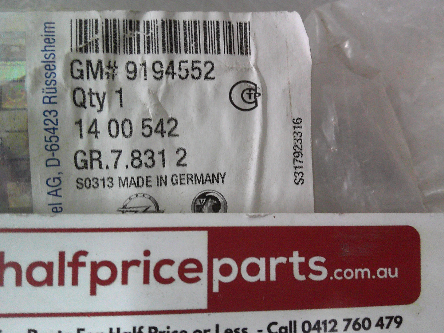 Holden AH Astra Genuine Left Hand Front Bumper Spoiler Extension New Part