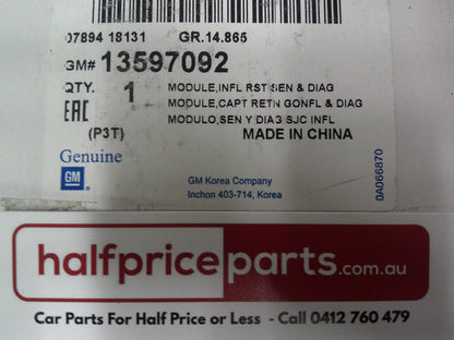 Holden TM Barina/Insignia/Malabo Genuine Air Bag Control Module New Part