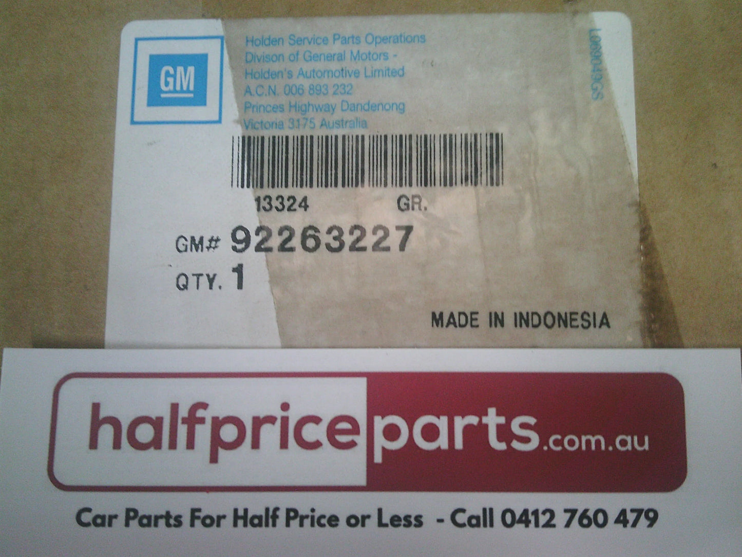 Holden VF Commodore/WN Statesman 3.0Ltr/3.6Ltr V6 Genuine Thermo Fan Motor New Part