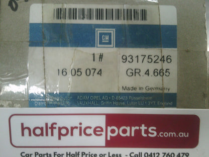 Holden TS Astra Genuine Left Hand Rear Disc Caliper Damper Weight Kit New Part
