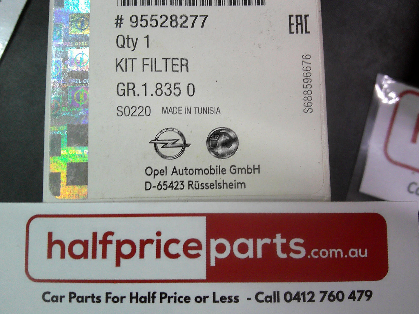 Holden ZB Commodore Genuine Oil Filter New Part