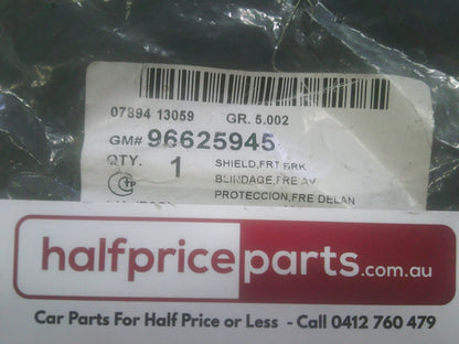 Holden CG Captiva Genuine Front Left Hand Brake Shield New Part