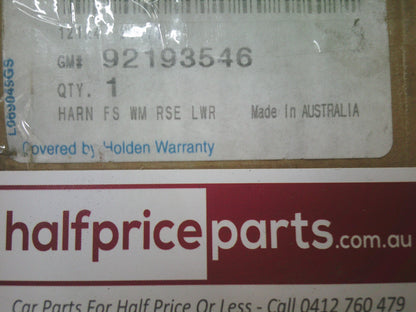 Holden Caprice Genuine Vehicle Wiring Connector For DVD Cable - New Part