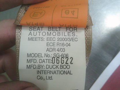 Holden Epica Right Rear Safety Belt New Part