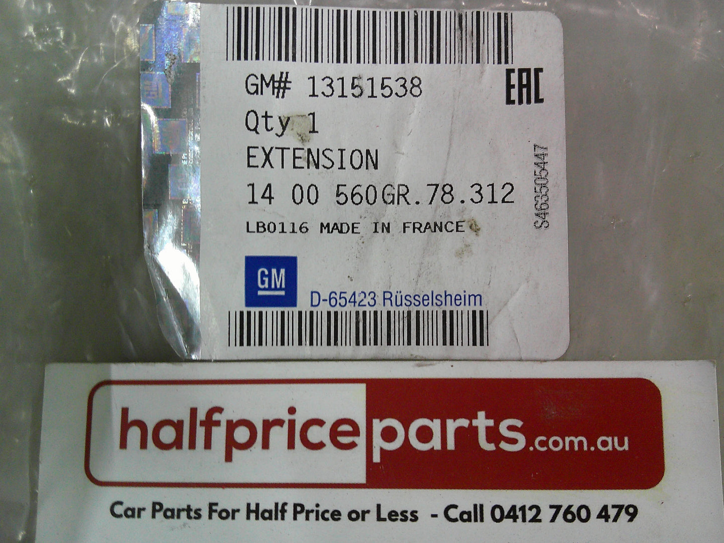Holden AH Astra Genuine Front Lower 2 Peice  Bumper Spoiler Extension New Part