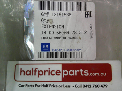 Holden AH Astra Genuine Front Lower 2 Peice  Bumper Spoiler Extension New Part