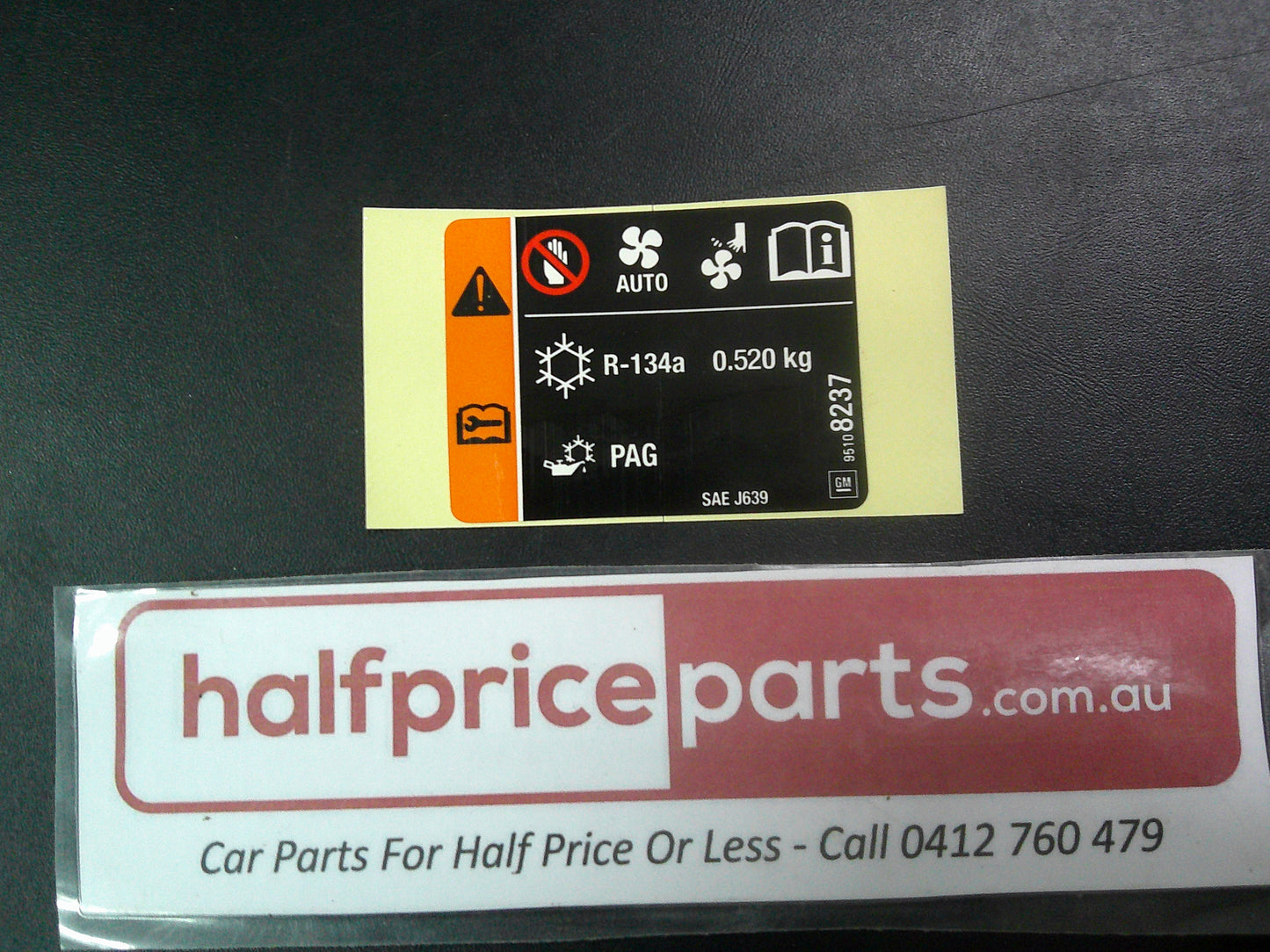 Holden CG Captiva Genuine A/C Label New Part