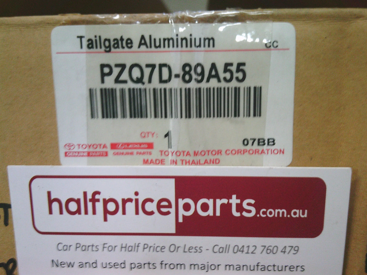 Toyota Hilux Rogue Genuine Electric Rolla Tail Gate Rail New Part
