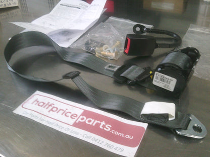 APV-S Reel Seat Belt (Gray) Suits Hyundai-626-Lancer-Navara-Swift-Hilux-Volvo New Part