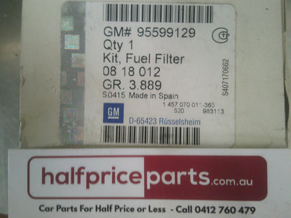 Holden AH Astra Genuine Diesel Fuel Filter New Part