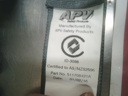 APV-S Reel Seat Belt (Gray) Suits Hyundai-626-Lancer-Navara-Swift-Hilux-Volvo New Part