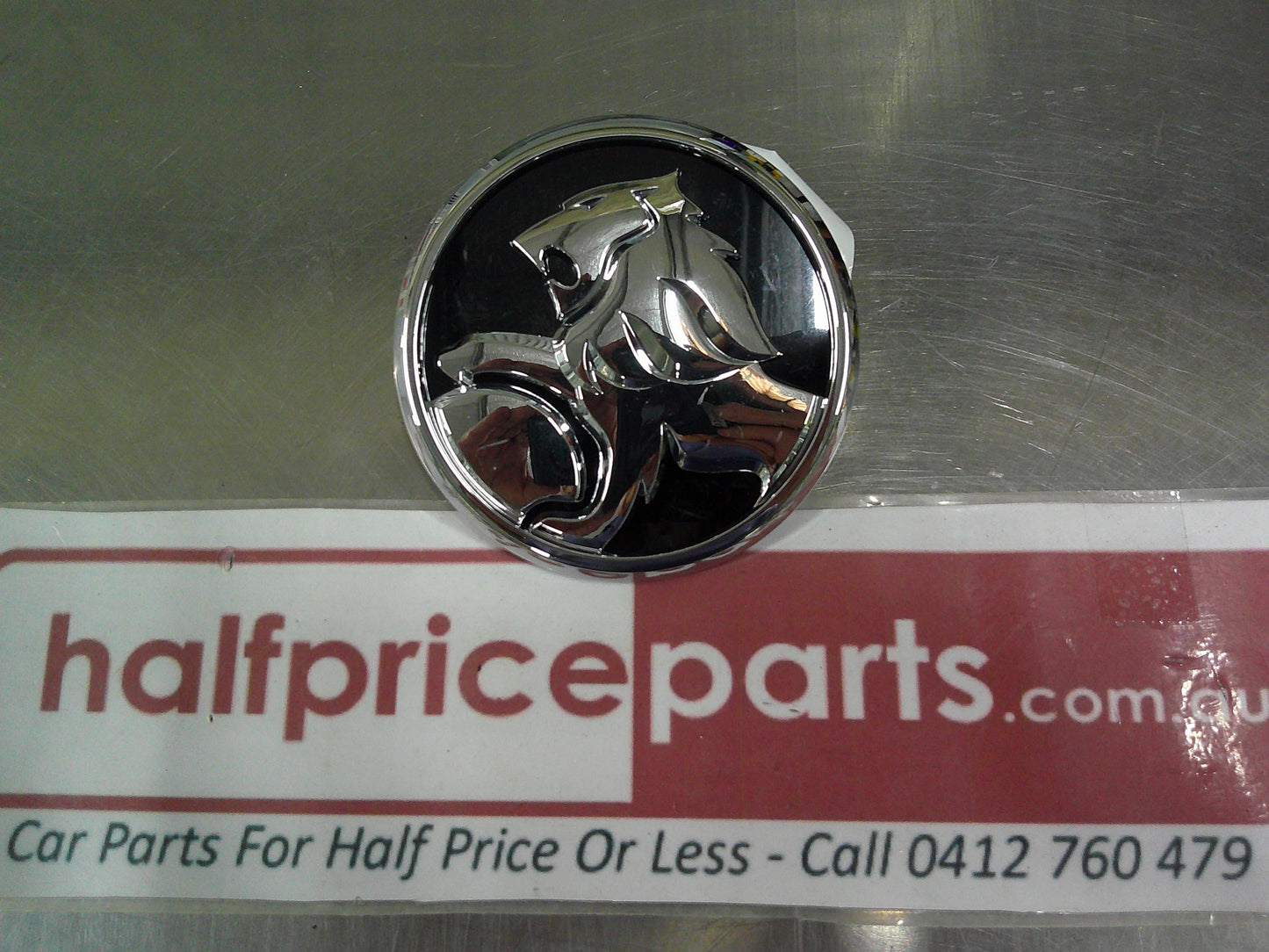 Holden JH Cruze Genuine Rear Boot Lid Emblem Chrome & Black New Part