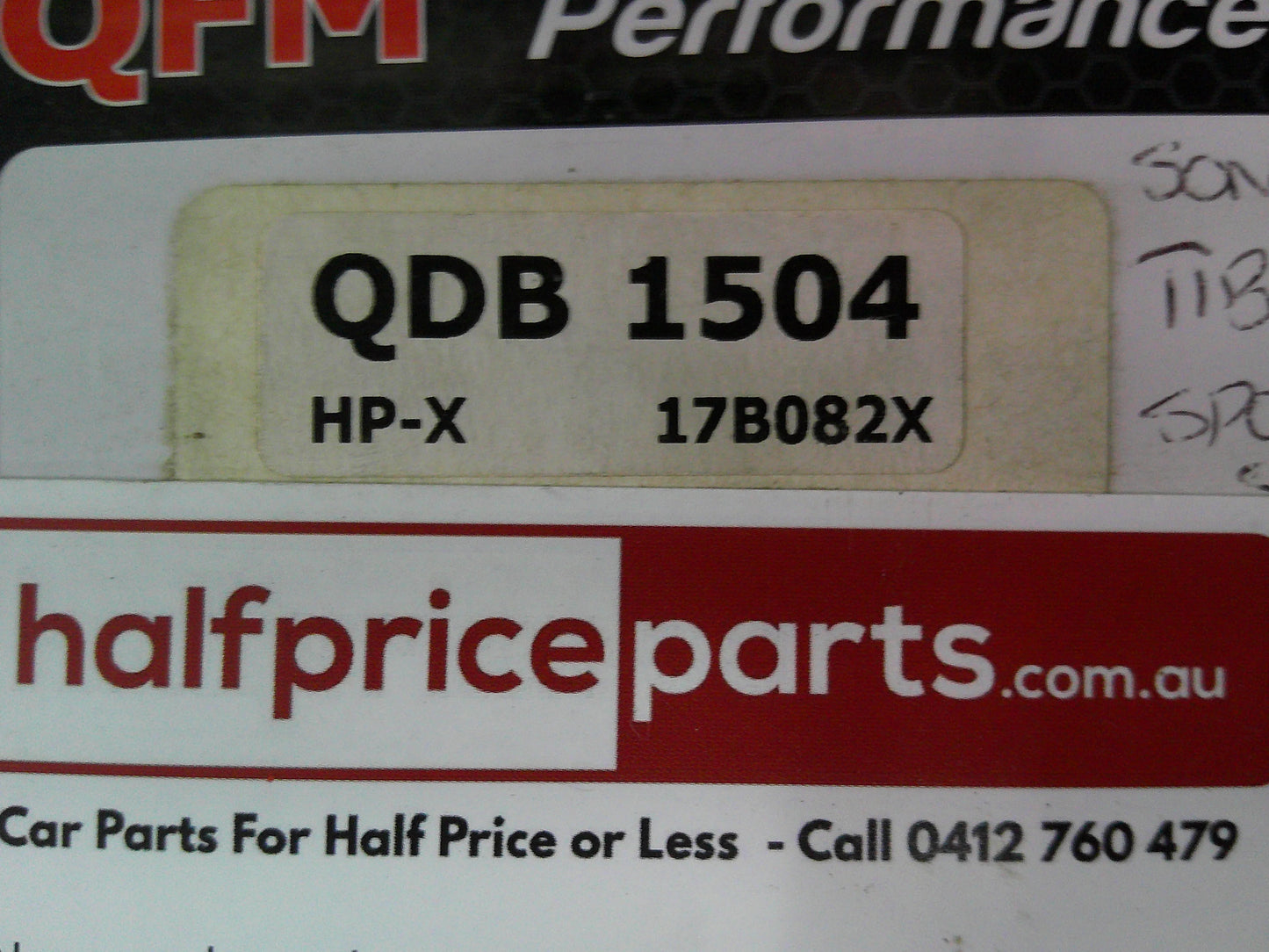 QFM Performance Front Brake Pad Set Suits Hyundai Tucson/Tiburon/Elantra/Sonata/Kia Sportage/Magentis/Soul/Optima New Part.