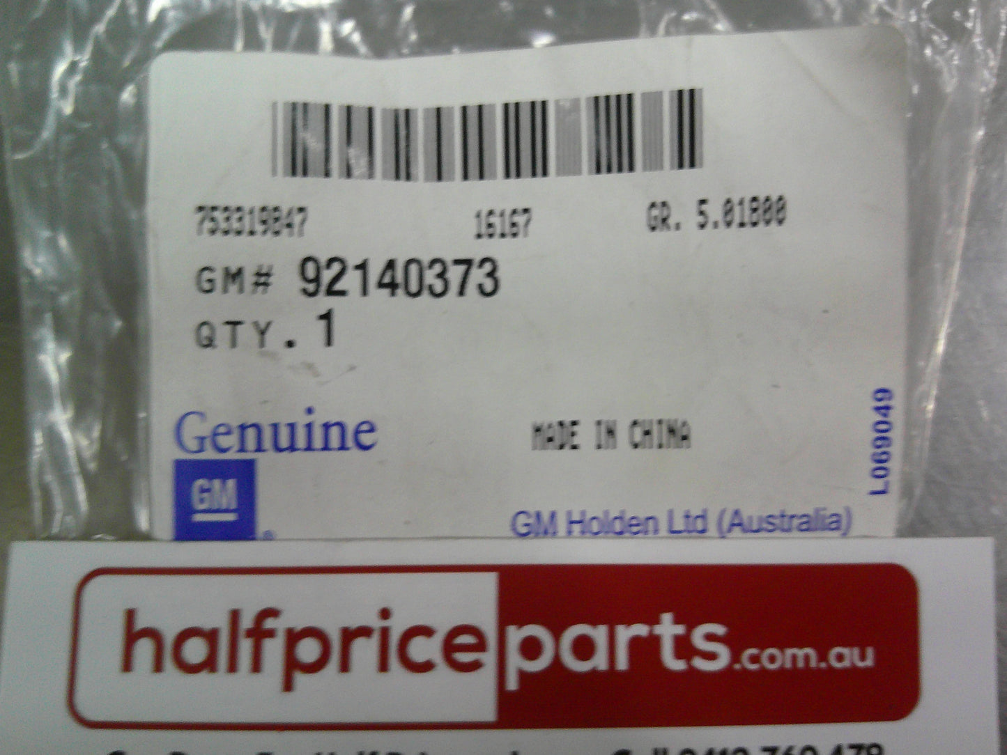Holden VZ Commodore Genuine Front Calaper Guide Pin Seal New Part
