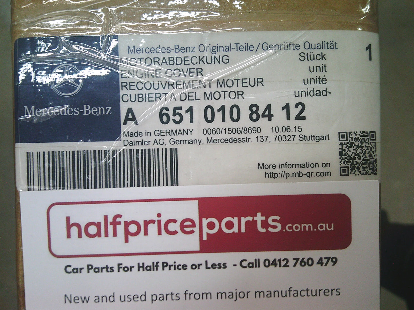 Mercedes Benz M Class W166 Genuine Engine Cover New Part