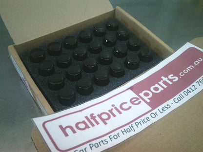 Holden GM Silverado 1500 4WD Genuine Wheel Nut Set 24 Pack (Escalade Gloss Black) New Part